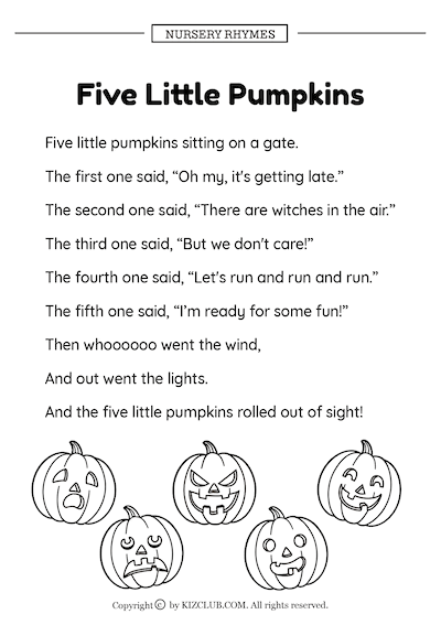 five pumpkins